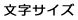 文字サイズ変更