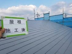 屋根施工後となります。