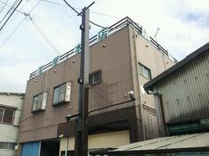 看板用支柱施工後