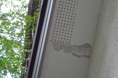 軒天施工前 水が侵入している可能性もございます。