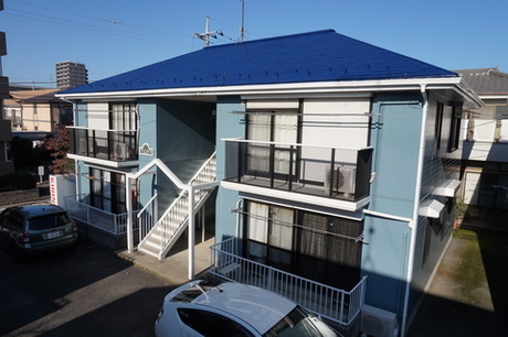 外壁塗装リフォーム施工事例:高根沢町 積水ハウス　アパート　外壁塗装　高評判のハイブリッドシリコン塗装！