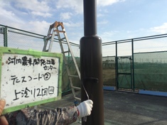 上塗り2回目となります。