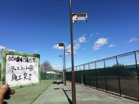 他塗装リフォーム施工事例: 街灯ポール塗装