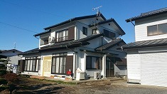 外壁塗装 施工完了 綺麗に生まれ変わりました。