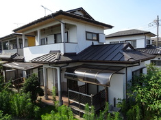 全景塗装施工前の全体状況