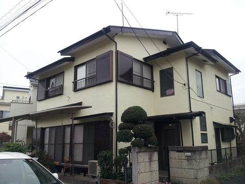 屋根塗装リフォーム施工事例: Ｍ様邸　外壁塗装　屋根塗装